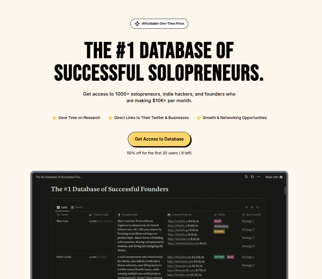 screenshot of Mohit Vaswani's product
