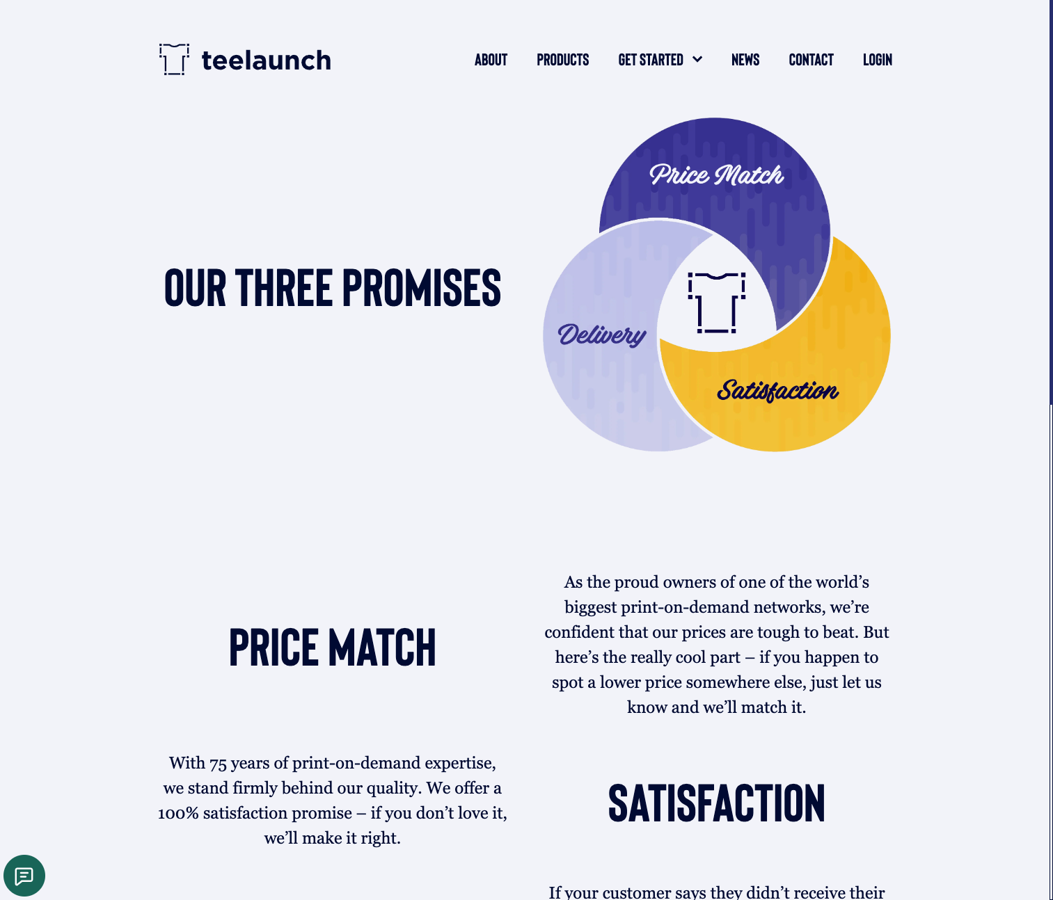 Teelaunch Website