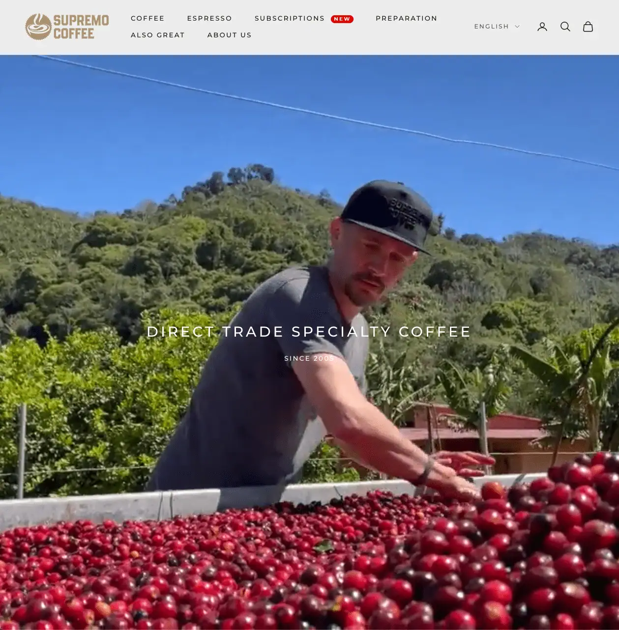 Supremo Coffee Website