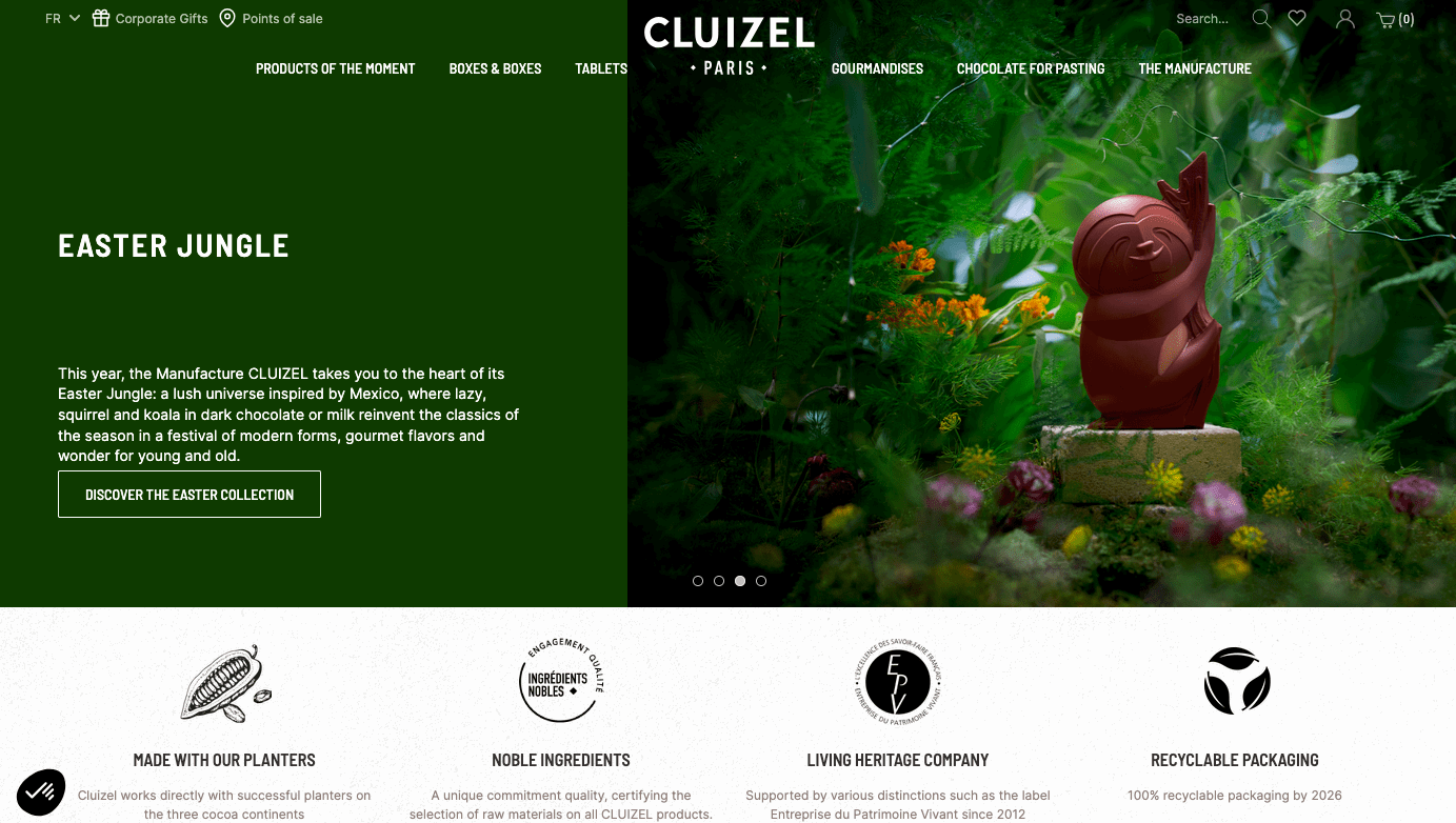 Michel Cluizel Website