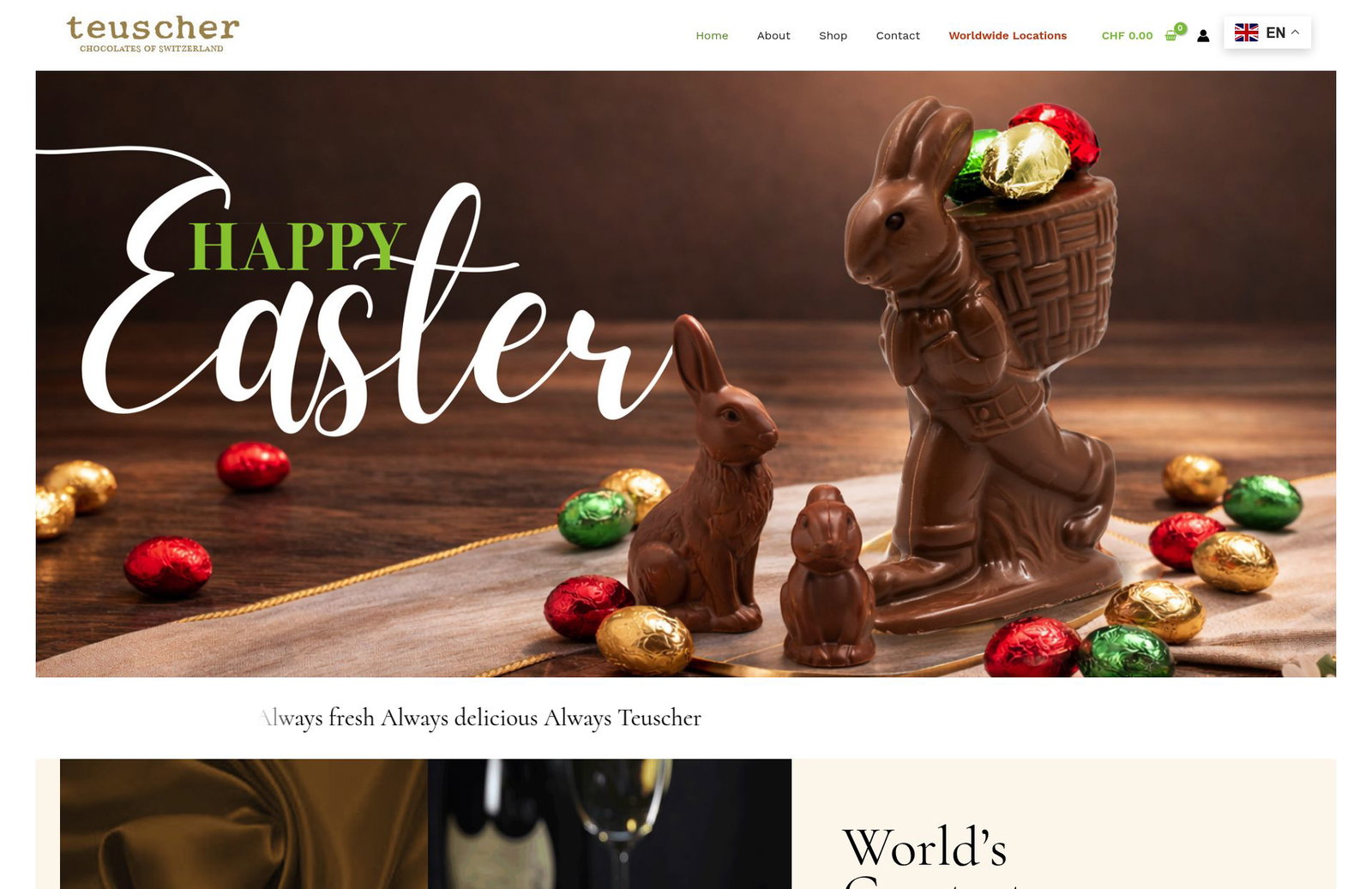 Teuscher Website