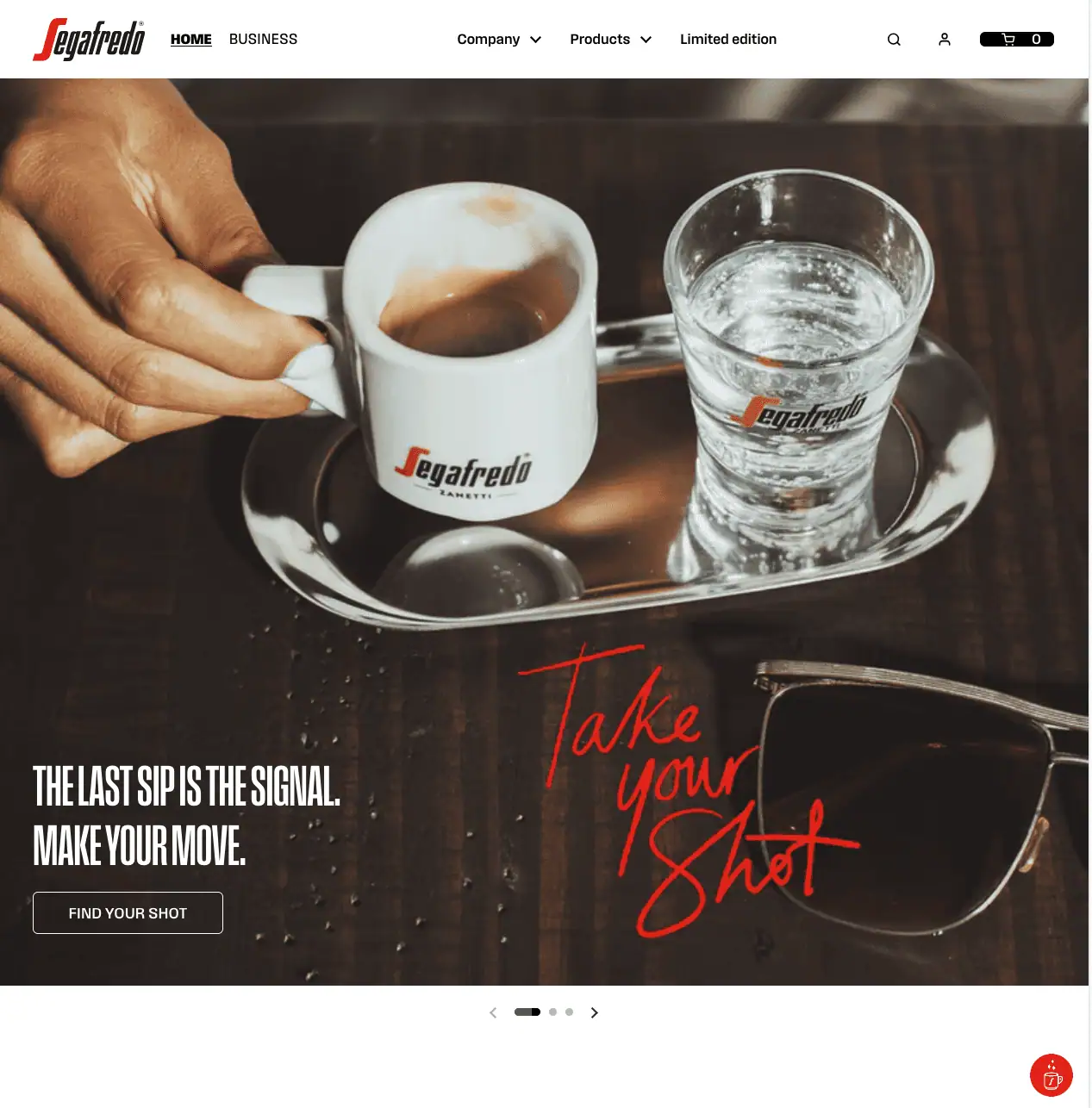 Segafredo Zanetti Website