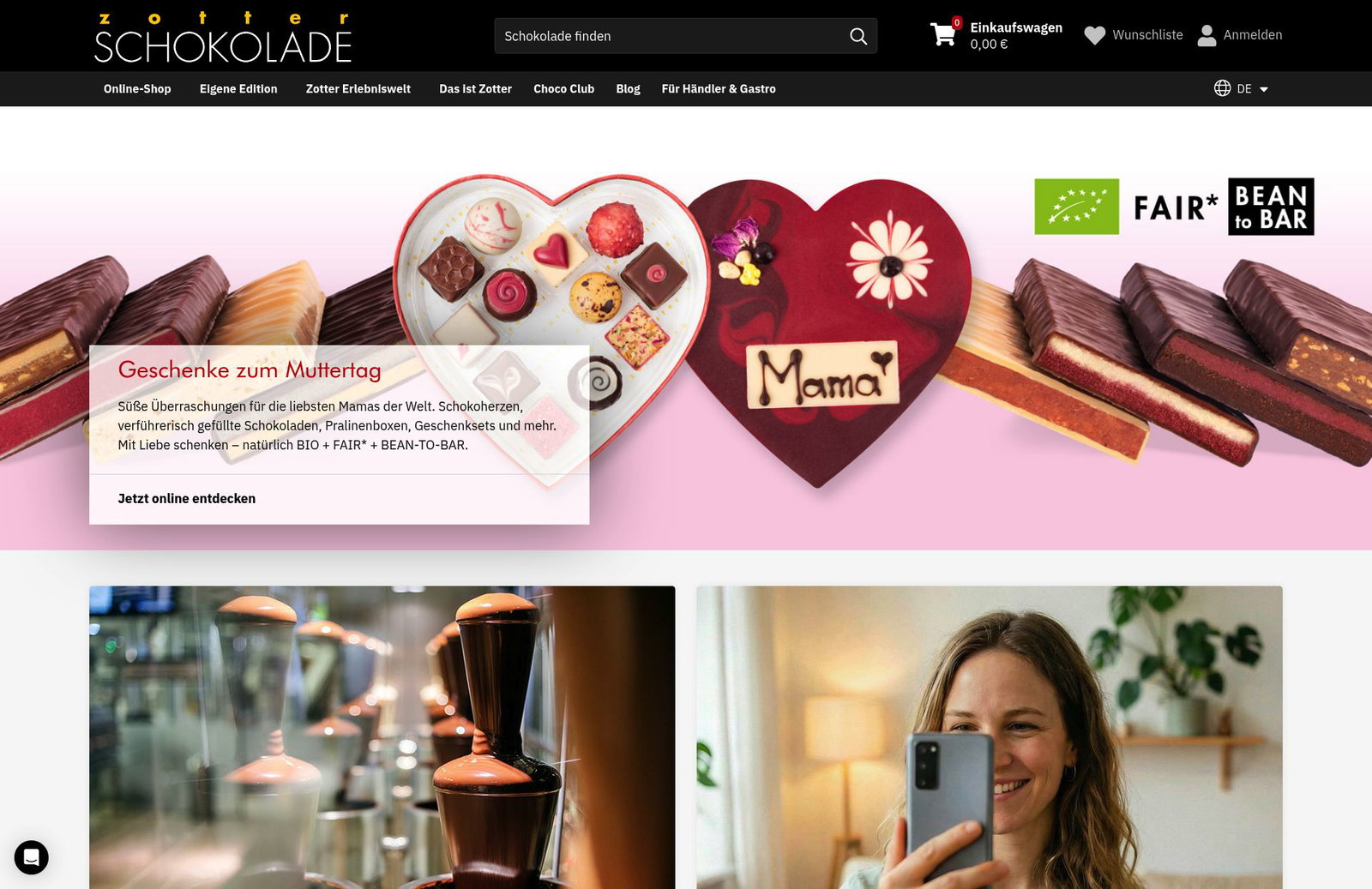 Zotter Website