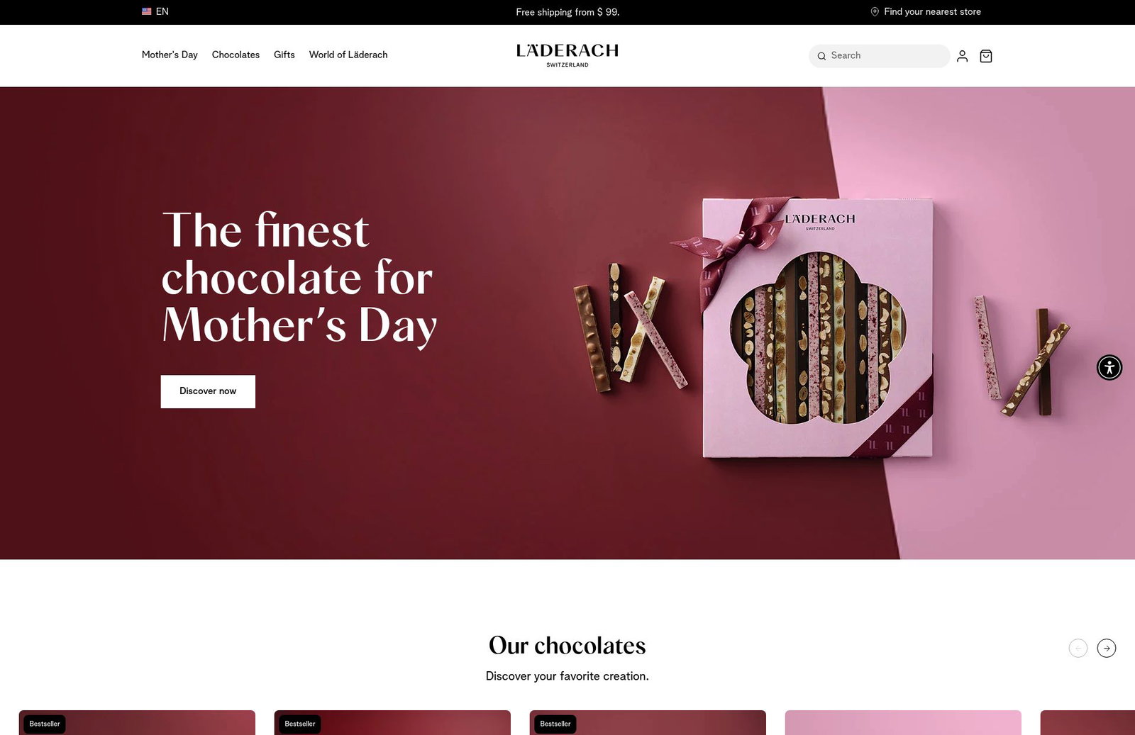 Laderach Website