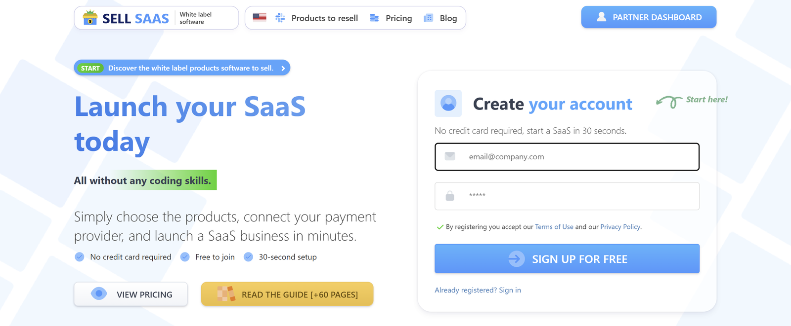 White-label SaaS dashboard showing real-time subscription analytics and rebranding tools