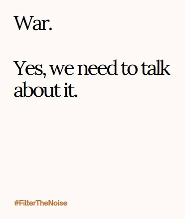 Let's talk about war thumbnail