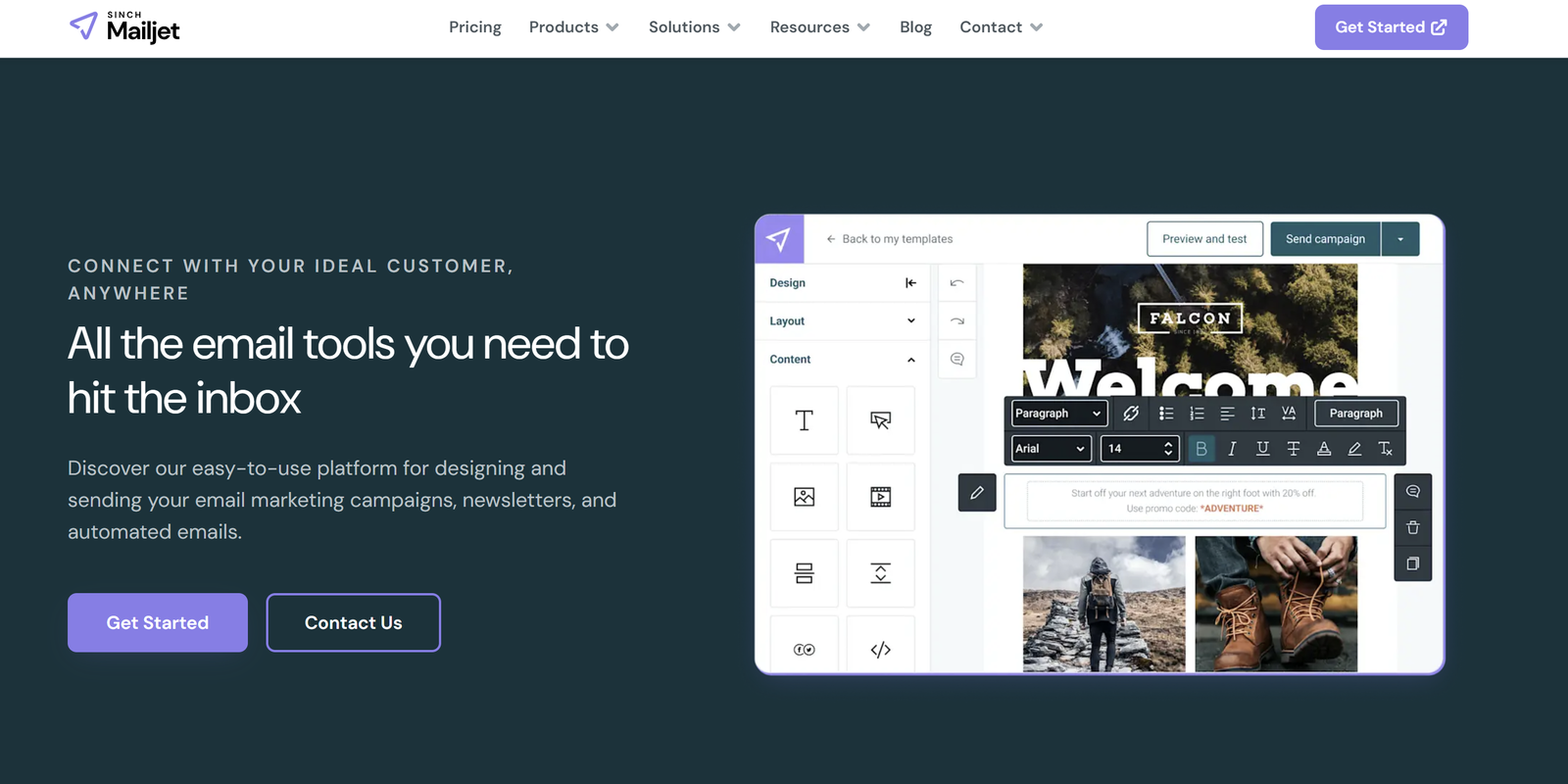 Mailjet’s collaborative email editor with Brand Kit integration and AI template generator for seamless white-label campaigns