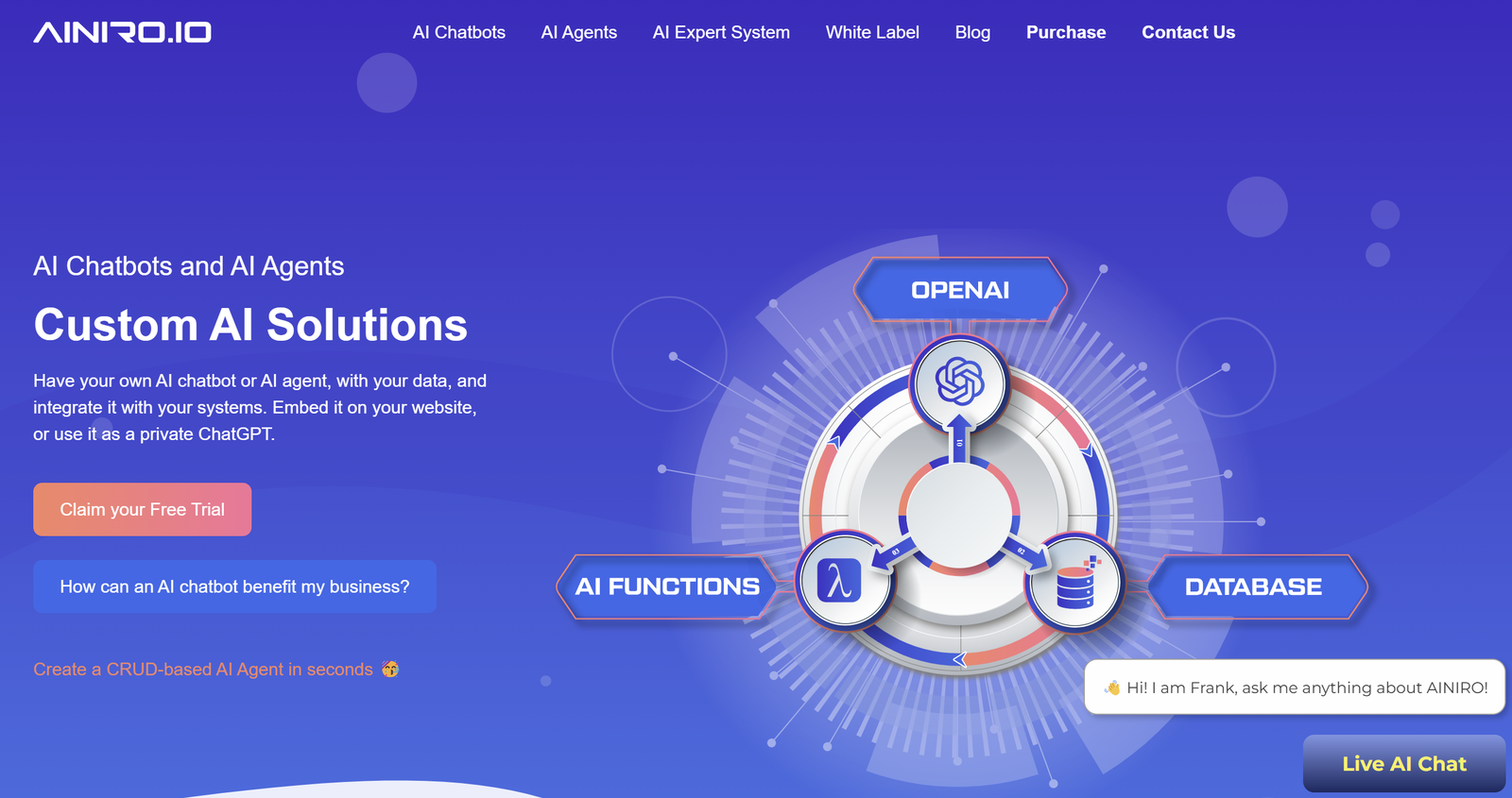 Customizable AI chatbot interface integrated with an e-commerce dashboard, displaying real-time analytics and brand-specific design elements.