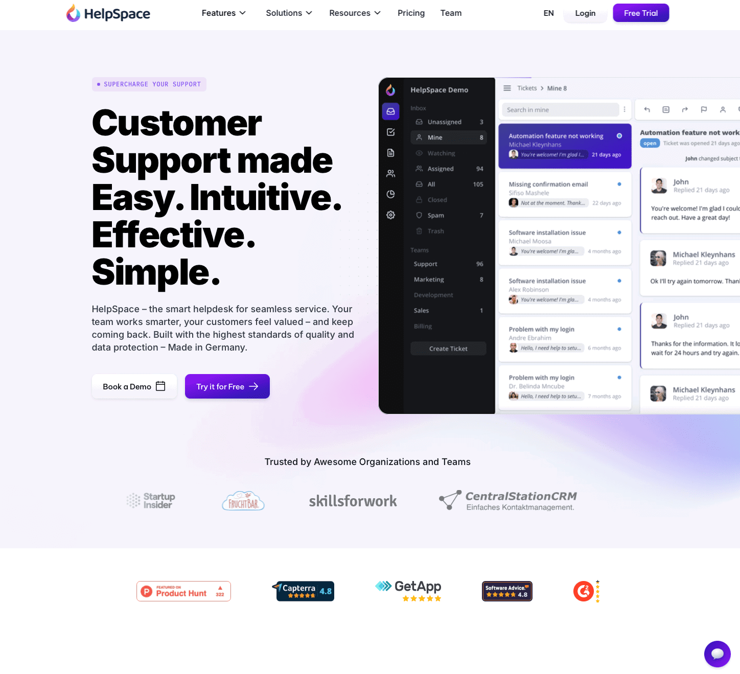 HelpSpace Website