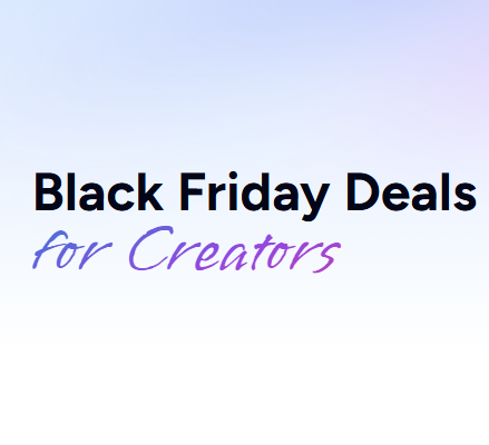 Black Friday Deals for Creators logo