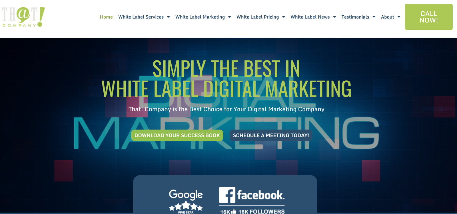White-label digital marketing platform offering SEO, PPC, and social media management under your brand.
