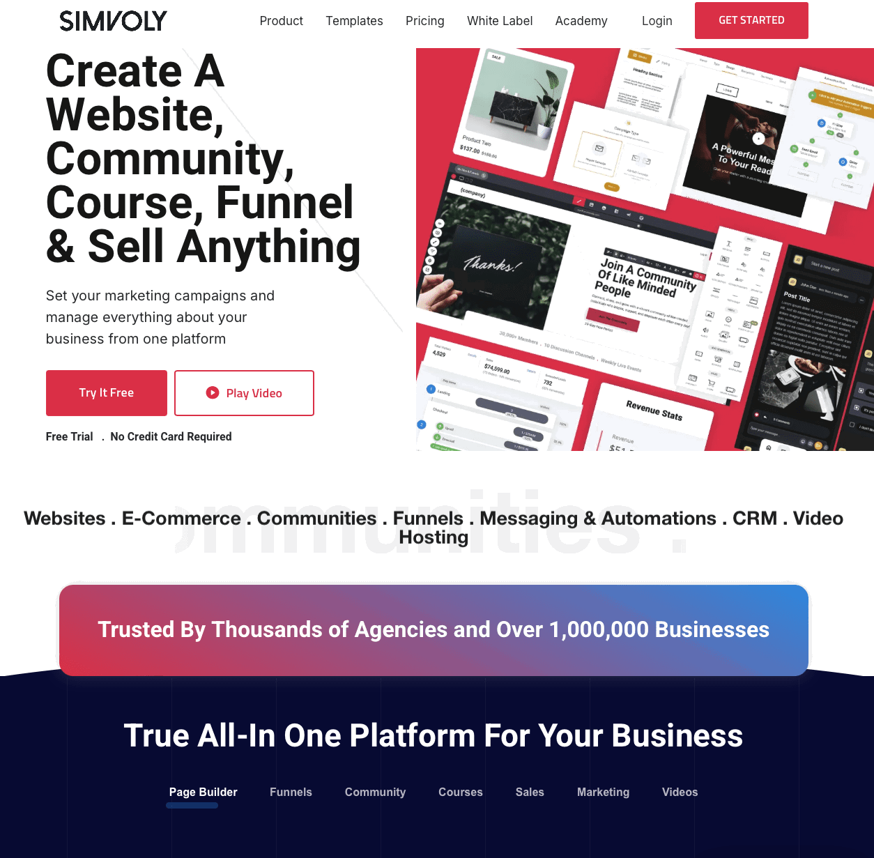 Simvoly Website
