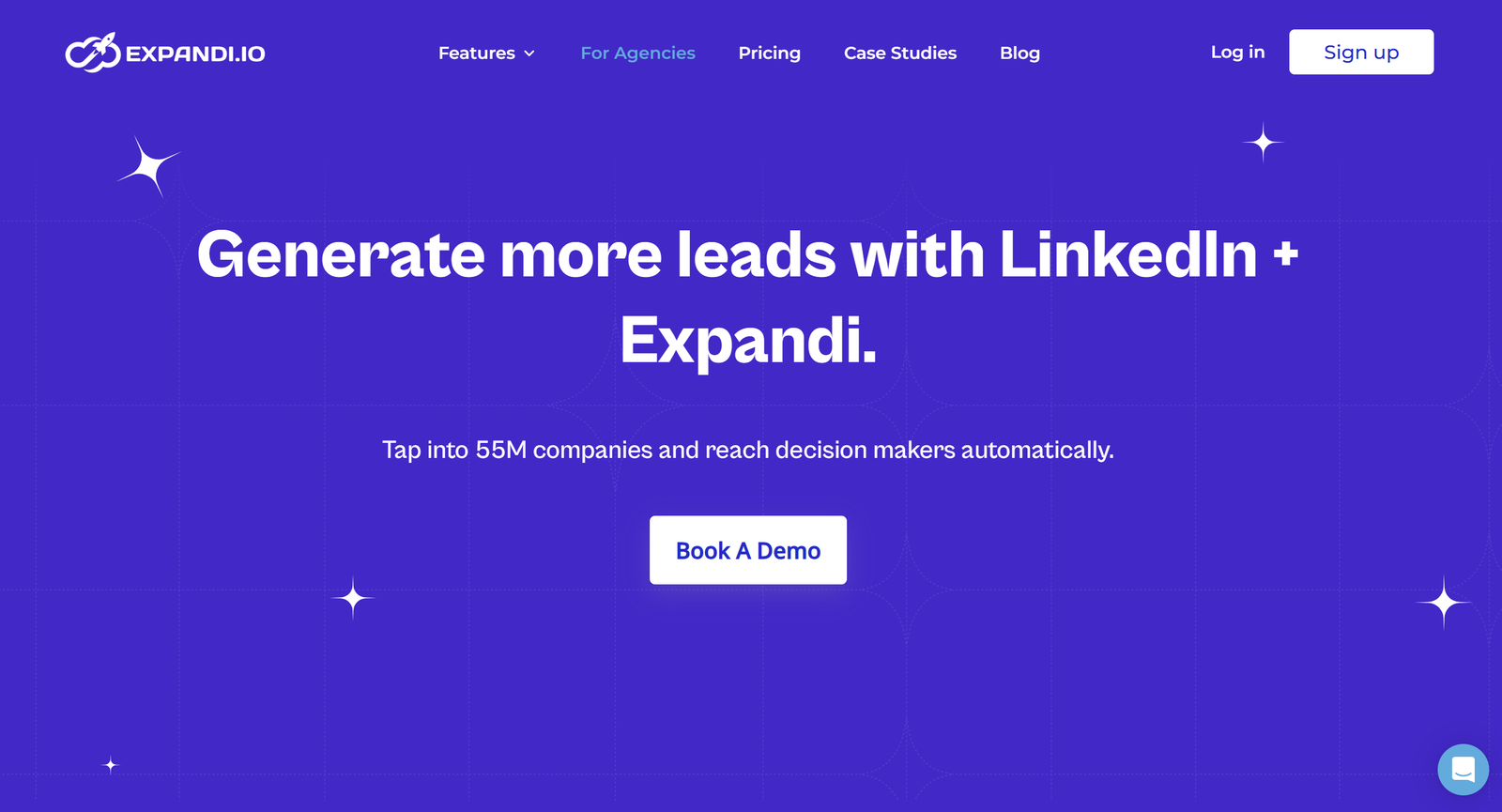 Expandi LinkedIn automation dashboard with campaign analytics and white-label branding options