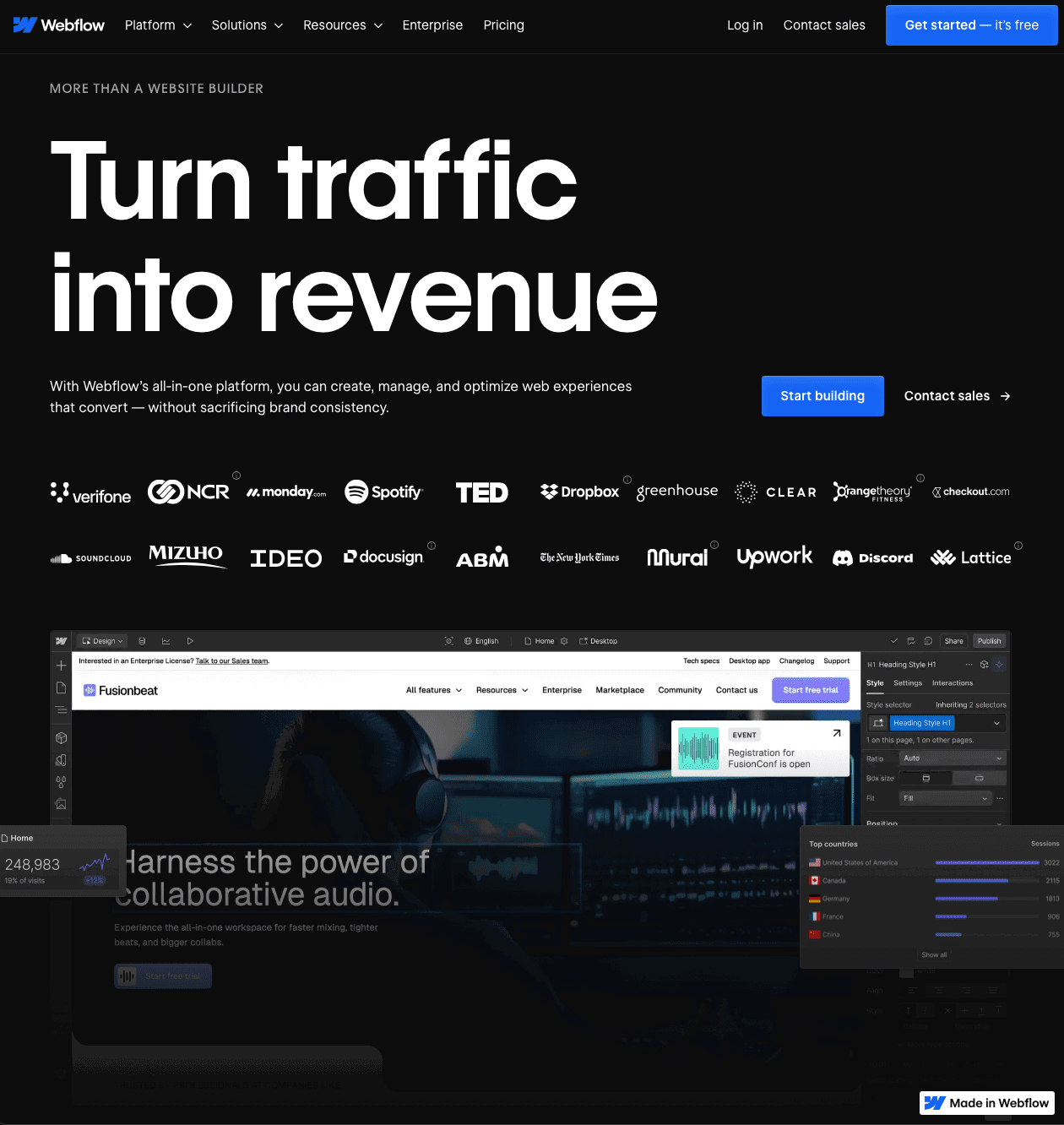Webflow Website