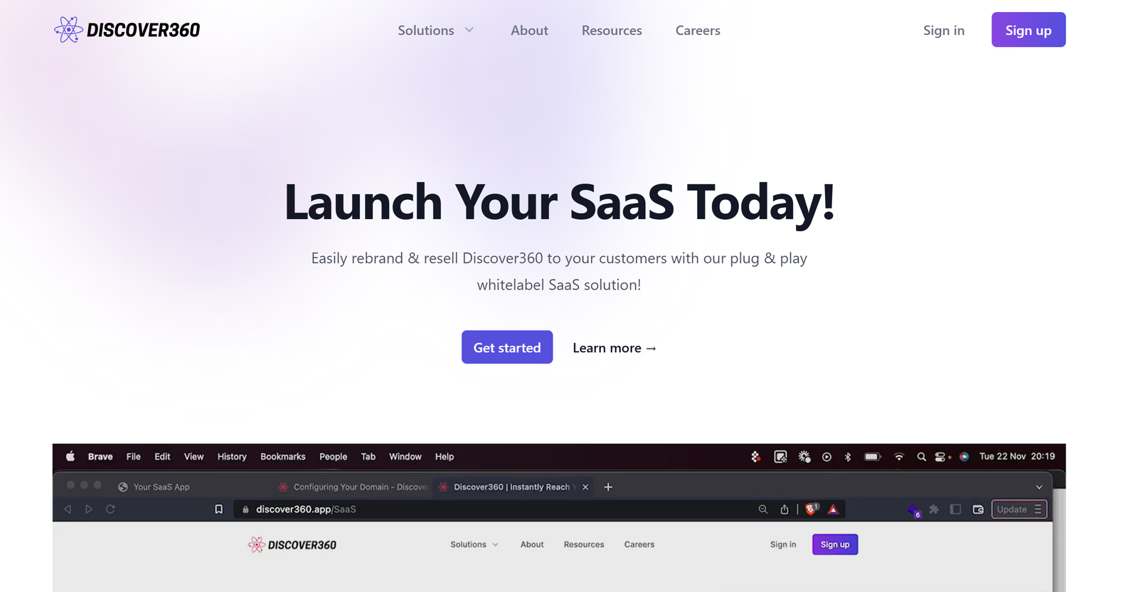 AI-driven advertising platform with white-label dashboards analyzing 1B+ global campaigns.