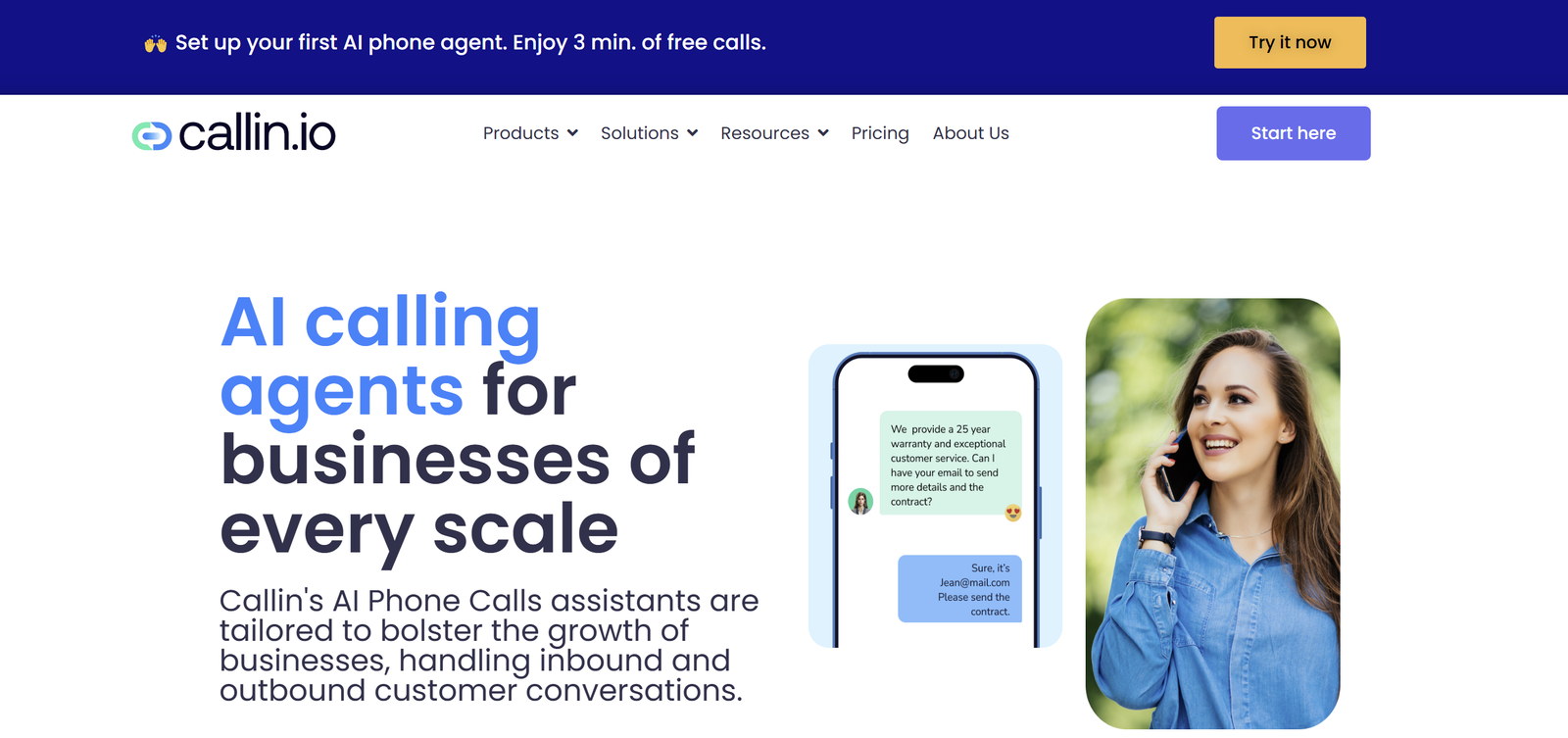 AI phone agents handling customer calls with natural language processing and real-time analytics dashboard.