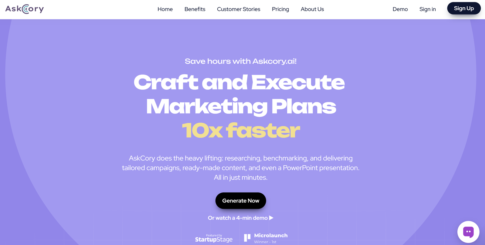 AI-powered marketing strategy platform with white-label dashboards and ROI analytics.