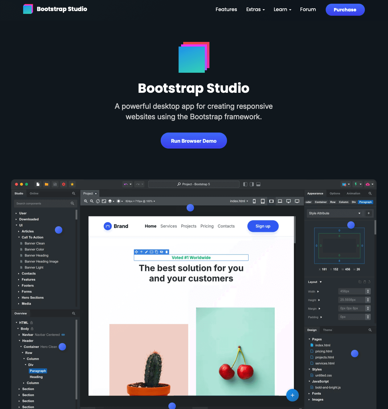 Bootstrap Studio Website
