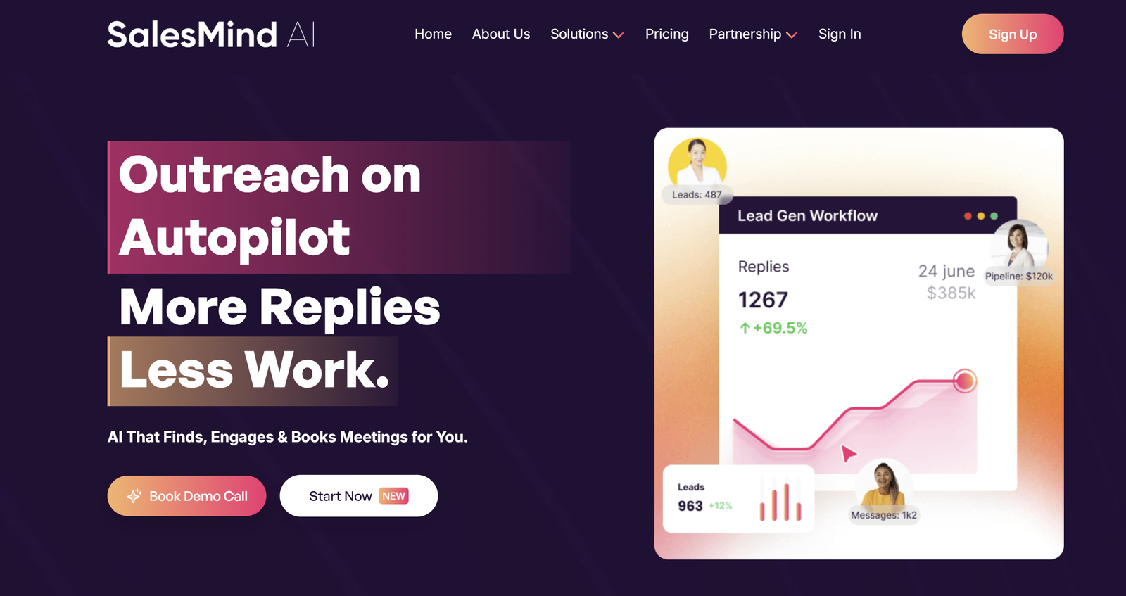 AI-driven sales automation platform for LinkedIn outreach, multichannel lead generation, and white-label campaign management.