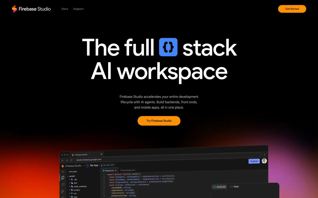 Firebase Studio